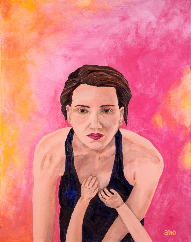 Shop Art Paining - Mommy Feels Tired - Alicia Olink Acrylic on Canvas